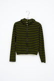 (W) Moor Striped Hooded Jacket