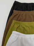 Tuba Wrinkle Banding Long Skirt
