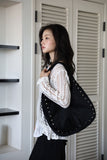 Diagonal Net Long Knit