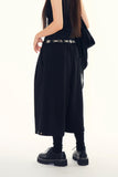 Ness snap tuck bermuda pants