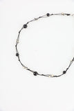 Black ball string necklace