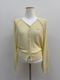 Mu Symbol Raglan V-neck Cardigan