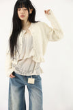 Crop Care Knitting Cardigan