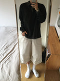 Tod pigment stripe collar sleeve