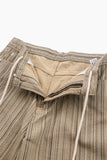 Moz stripe wide cotton pants