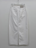 Rivet Cotton Curved H-Line Skirt