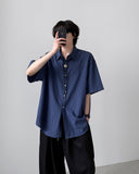 Ilia Check Half Shirt