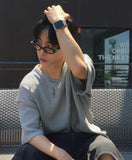 Avin Crop Waffle Short Sleeve T-Shirt