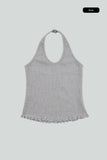 Coast halterneck ribbed top