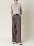 Linen Blend Short Sleeve T-Shirt