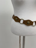 Leather Ethnic Layered Belt