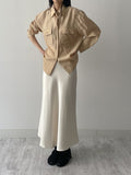 Gente Two Pocket See-Through Blouse