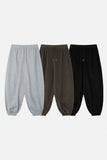 Fleece banding jogger pants