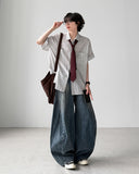 Machete Washing Curved Denim