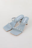 Eyelet Square Mule
