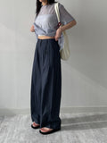 Neti Nylon Wide Pants