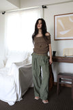 Miller Net Off-Shoulder Top