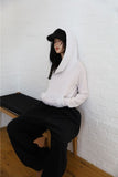 Pie Drape Hoodie