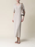 [Premium] Connie Linen V-neck One Piece