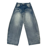 Neon Washed Balloon Denim