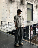 Deep Dyeing Cargo Pocket Pants