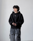Dome High Neck Crop Hoodie