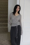 Mute Layered Wrap Tee
