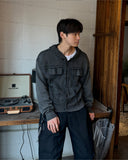 Pigment Pocket Hooded Cardigan