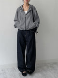 Stripe String Hood Jumper