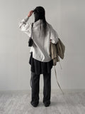 Dolphin Stripe Overfit Shirt