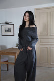 Dan open off-shoulder knit