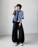 Pinto Stripe Crop Shirt