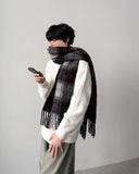 Azir Wool Check Muffler