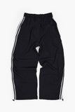 Frill lace track pants