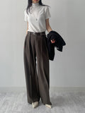 Tom Ribbed Mockneck Half T-Shirt