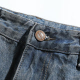 Oil Washed Reverse Denim