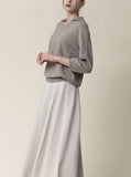 [DUPE] The Cache Linen Long Skirt
