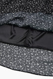 Label flower chiffon skirt