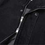 Washed detail denim jacket