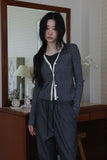 Harris Twill Knit Cardigan
