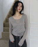Mute Layered Wrap Tee
