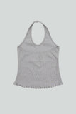 Coast halterneck ribbed top