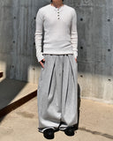 Slim Henley Knit