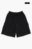 Easy sweat cargo bermuda pants