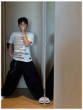 Berry Three Tuck Balloon Cotton Pants