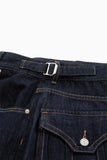 Non fade roll-up denim pants