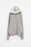Past Waffled Hooded Top