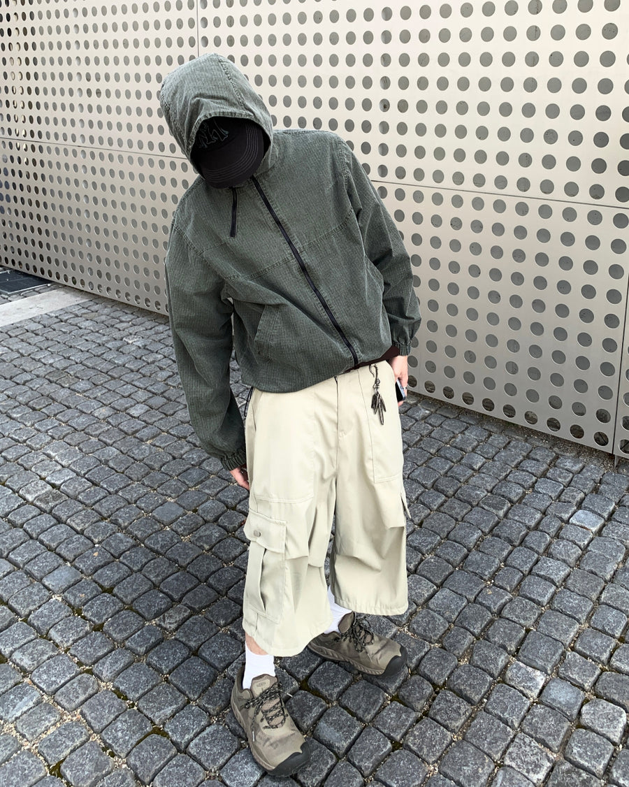 【KOOLOSET】Premium Multi Zipper Vintage Pigment Jacket KOOLOSET】Premium Multi Zipper Vintage Pigment Jacket