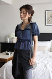 Mimi Square Frill Top