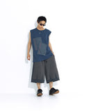 [AG] Open Dart Patch Sweat Half Pants